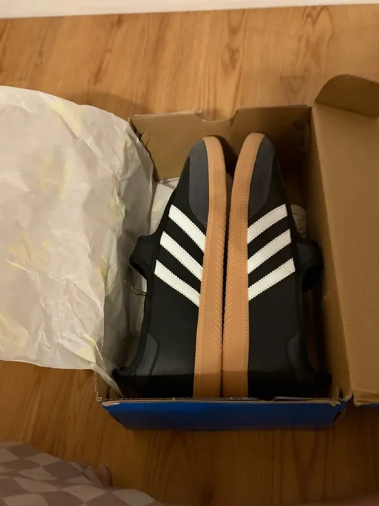 adidas Samba Mary-Jane Sneakers  Women’s Size 10 Black and White NEW - Picture 8 of 10